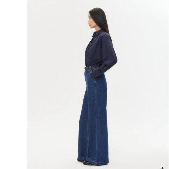 NEW! TWP Taken Top in Super Compact Poplin - Size Medium - Picture 3 of 10